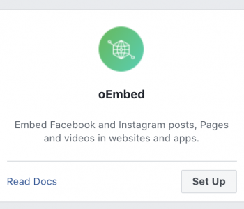 Instagram - oEmbed Product