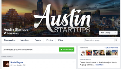 Facebook Group Example