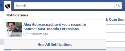 Friend Notification on Facebook