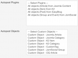 Selecting Autopost Content