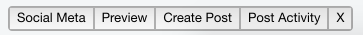 social toolbar
