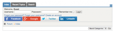 Kunena Social Login - Inline