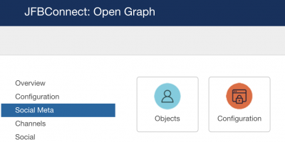 JFBConnect Open Graph Control Panel