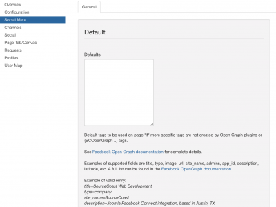 Open Graph Defaults